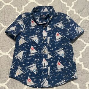 Adorable sailboat button down